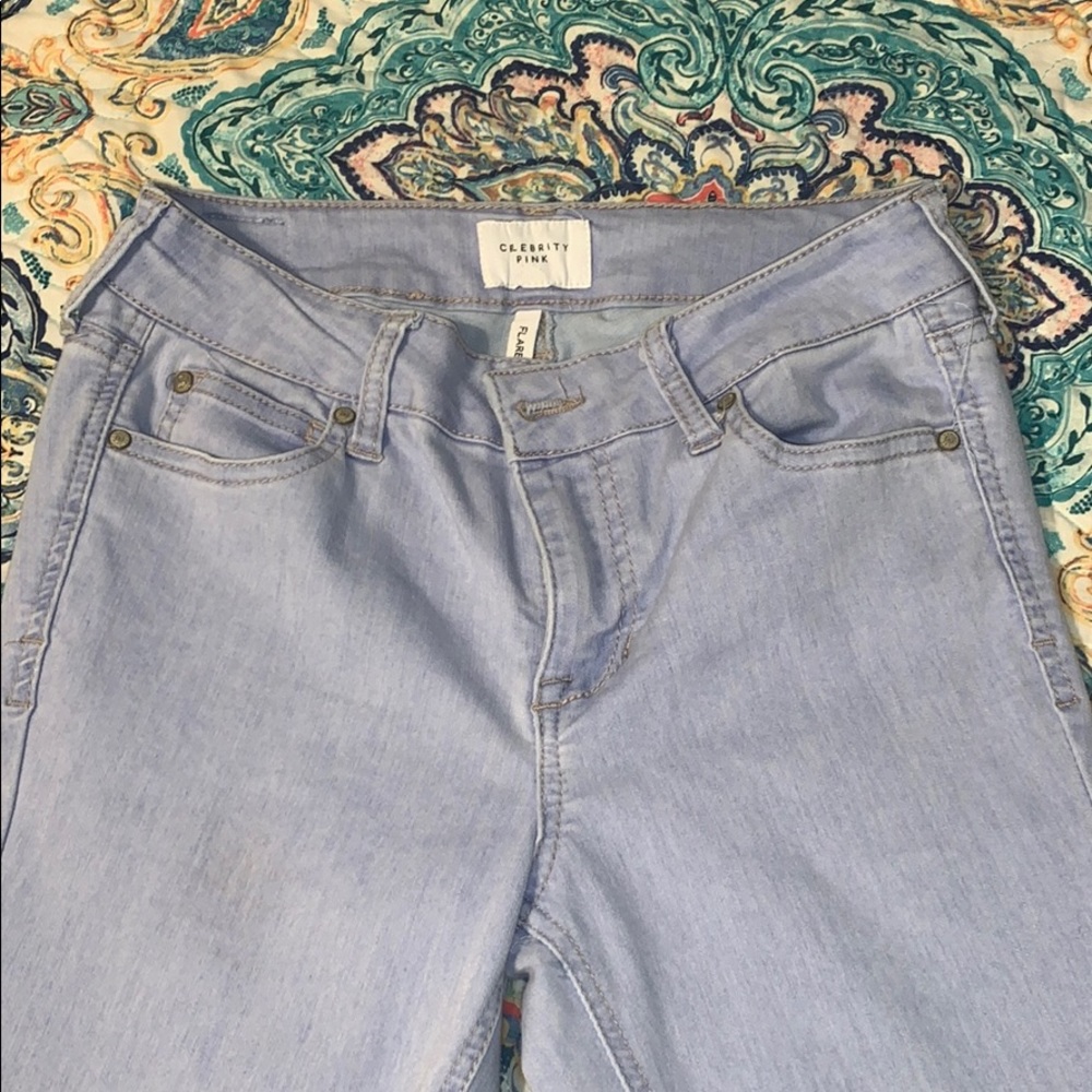 Celebrity Pink flare jeans